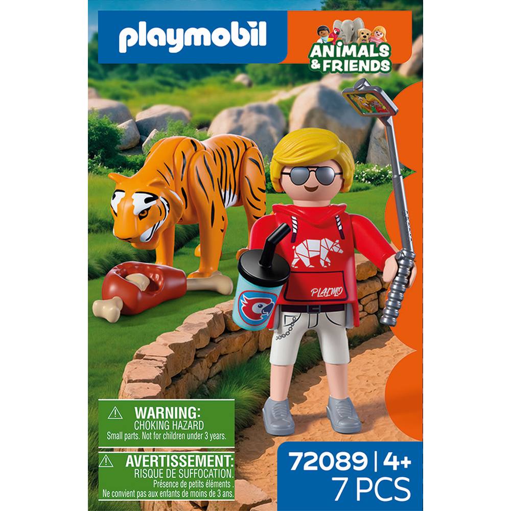 JUCARIE DE ROL VIZITATOR ZOO SI TIGRU - PLAYMOBIL MY LIFE - ANIMALS & FRIENDS (PM72089)