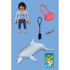 JUCARIE DE ROL VIZITATOARE ZOO SI DELFIN - PLAYMOBIL MY LIFE - ANIMALS & FRIENDS (PM72091)