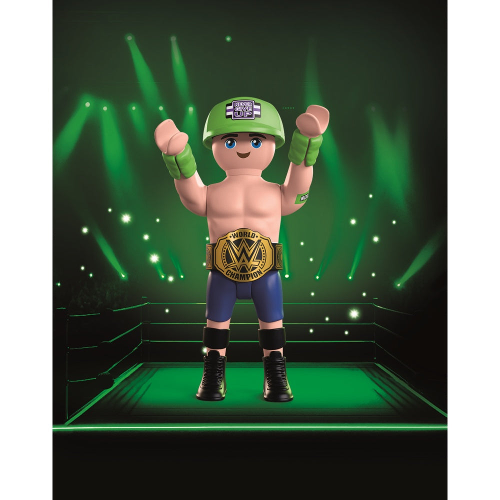 FIGURINA LUPTATOR PROFESIONIST JOHN CENA - PLAYMOBIL WORLD WRESTLING ENTERTAINMENT (PM72093)
