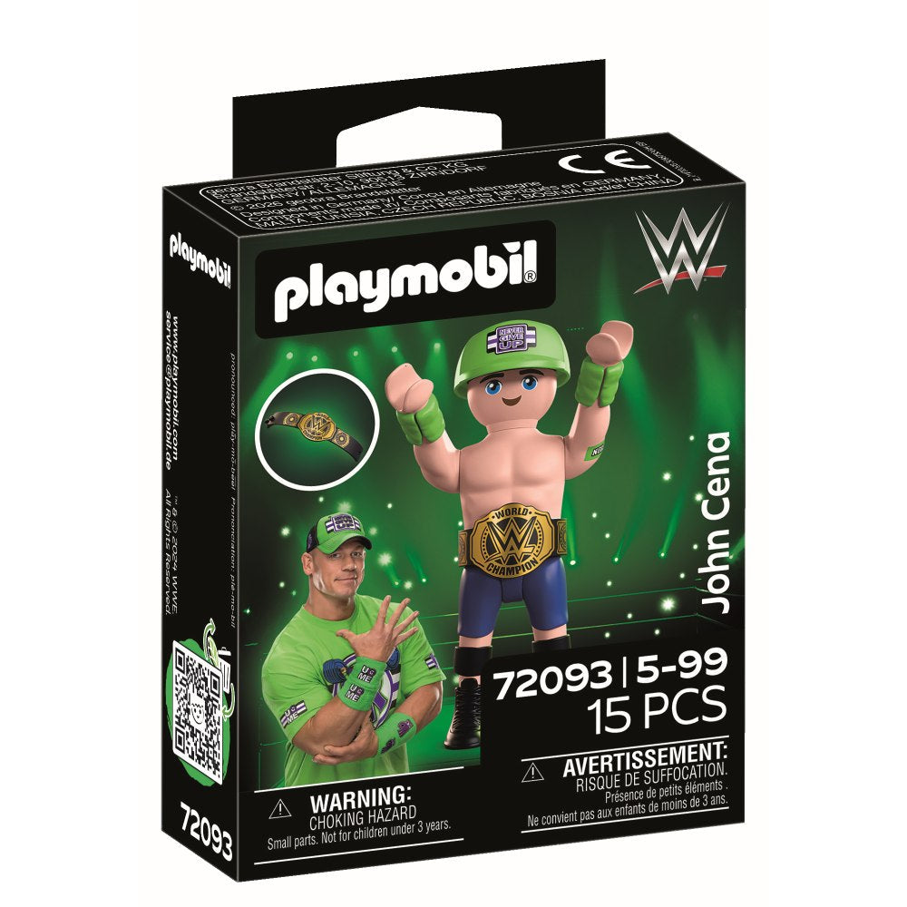 FIGURINA LUPTATOR PROFESIONIST JOHN CENA - PLAYMOBIL WORLD WRESTLING ENTERTAINMENT (PM72093)