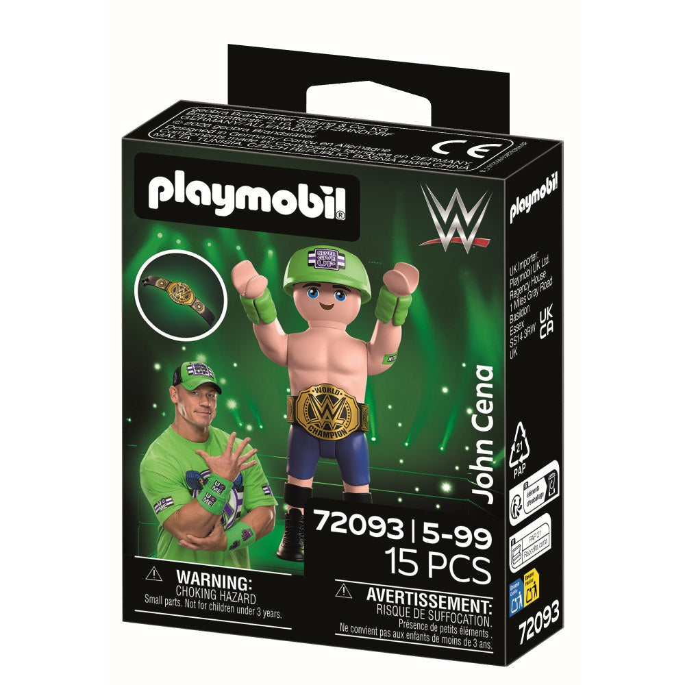 FIGURINA LUPTATOR PROFESIONIST JOHN CENA - PLAYMOBIL WORLD WRESTLING ENTERTAINMENT (PM72093)