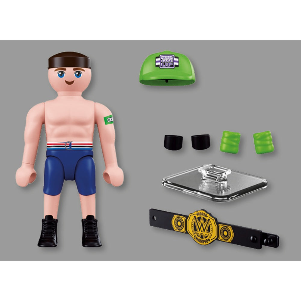 FIGURINA LUPTATOR PROFESIONIST JOHN CENA - PLAYMOBIL WORLD WRESTLING ENTERTAINMENT (PM72093)