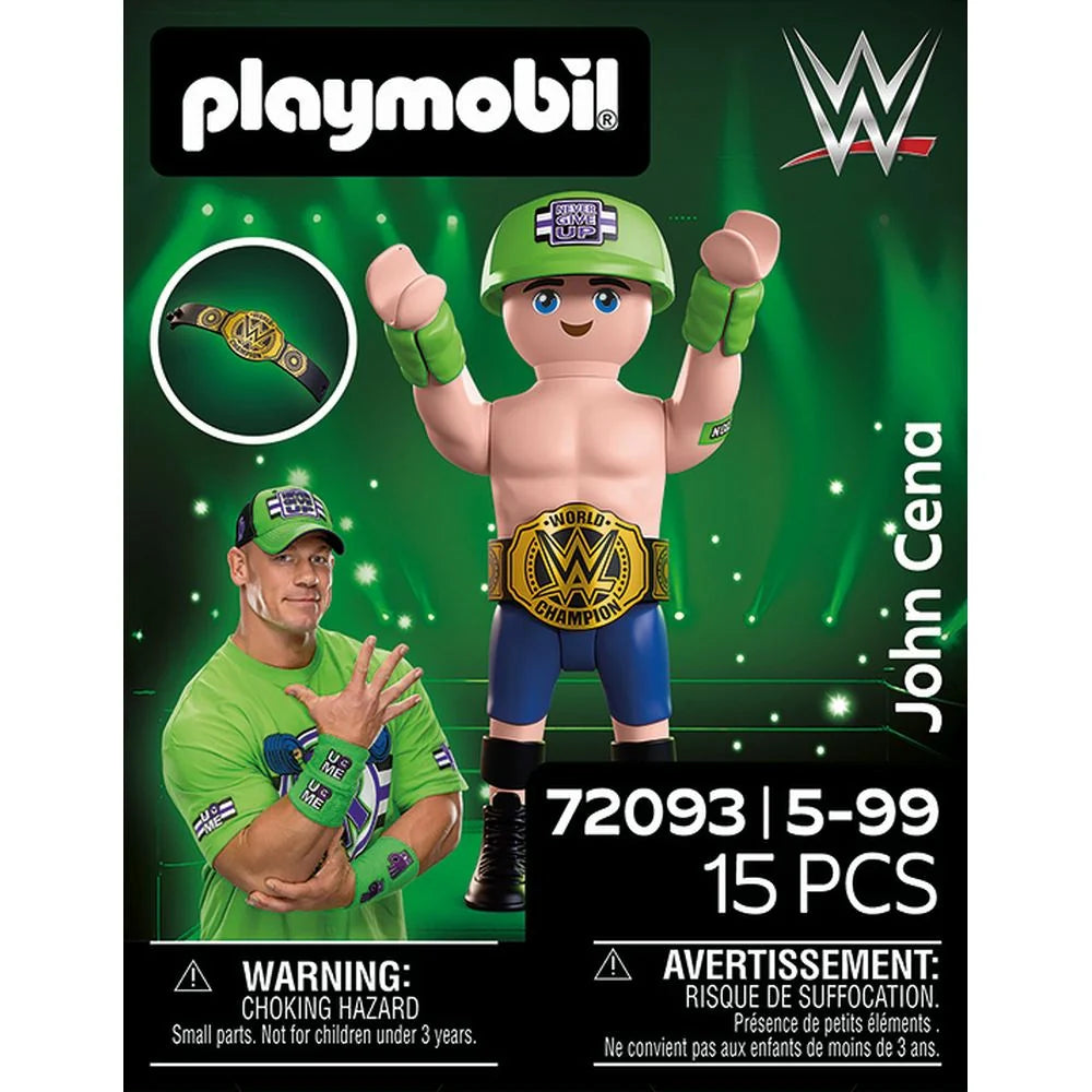 FIGURINA LUPTATOR PROFESIONIST JOHN CENA - PLAYMOBIL WORLD WRESTLING ENTERTAINMENT (PM72093)