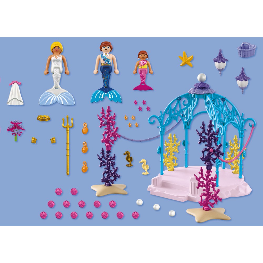 JUCARIE DE ROL NUNTA SUBACVATICA - PLAYMOBIL PRINCESS MAGIC - MERMAIDS (PM72104)