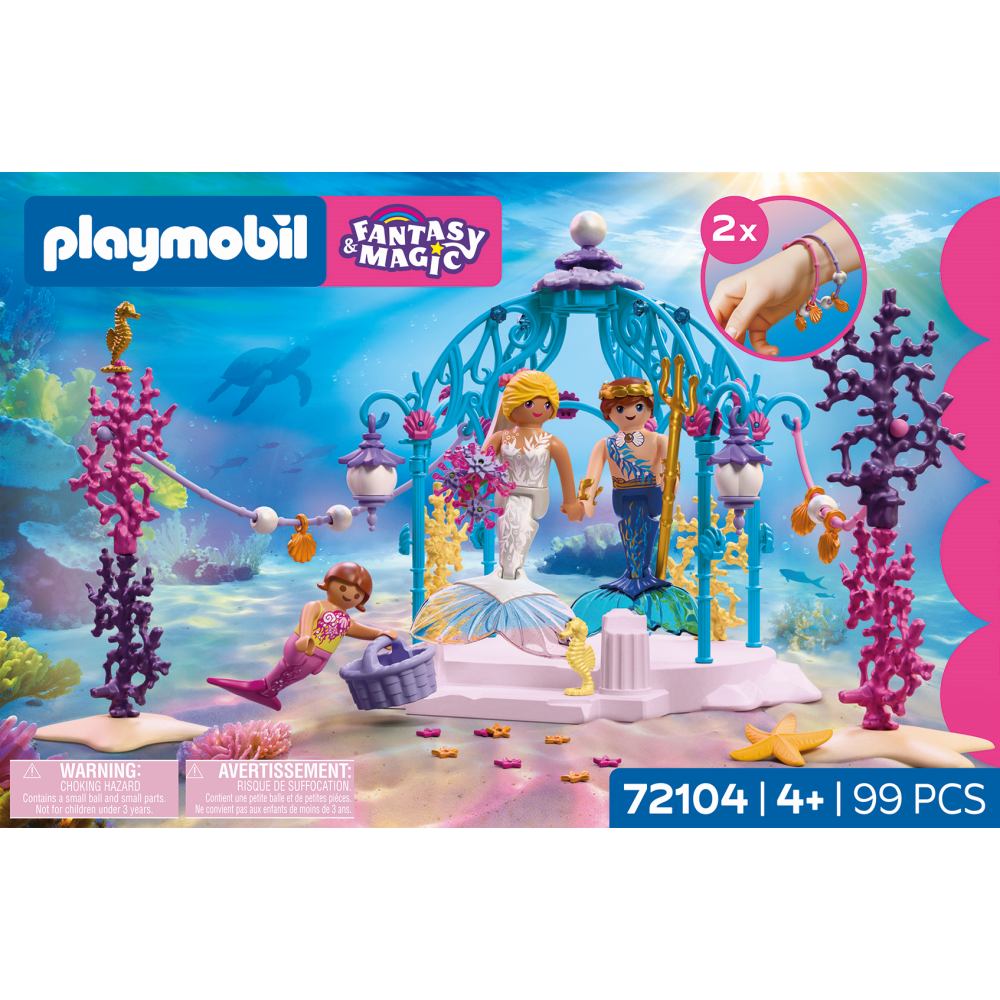 JUCARIE DE ROL NUNTA SUBACVATICA - PLAYMOBIL PRINCESS MAGIC - MERMAIDS (PM72104)
