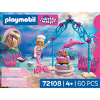 JUCARIE DE ROL BUFET PENTRU NUNTA SUBACVATICA - PLAYMOBIL PRINCESS MAGIC - MERMAIDS (PM72108)
