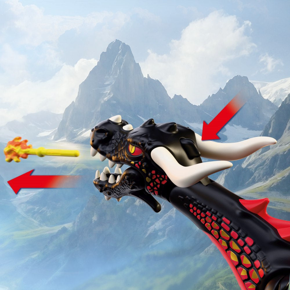 JUCARIE DE ROL DRAGONUL NEGRU - PLAYMOBIL KNIGHTS (PM72114)