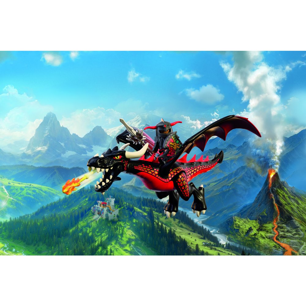 JUCARIE DE ROL DRAGONUL NEGRU - PLAYMOBIL KNIGHTS (PM72114)