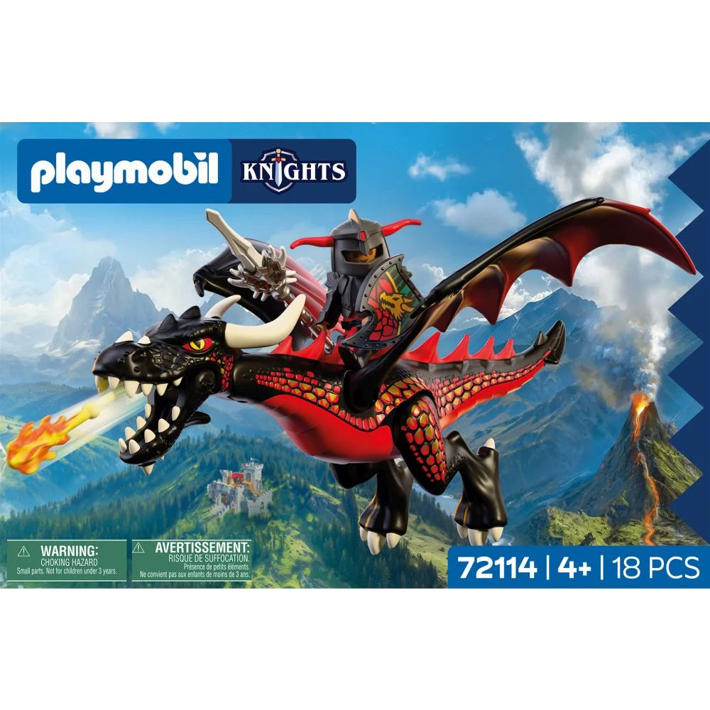 JUCARIE DE ROL DRAGONUL NEGRU - PLAYMOBIL KNIGHTS (PM72114)