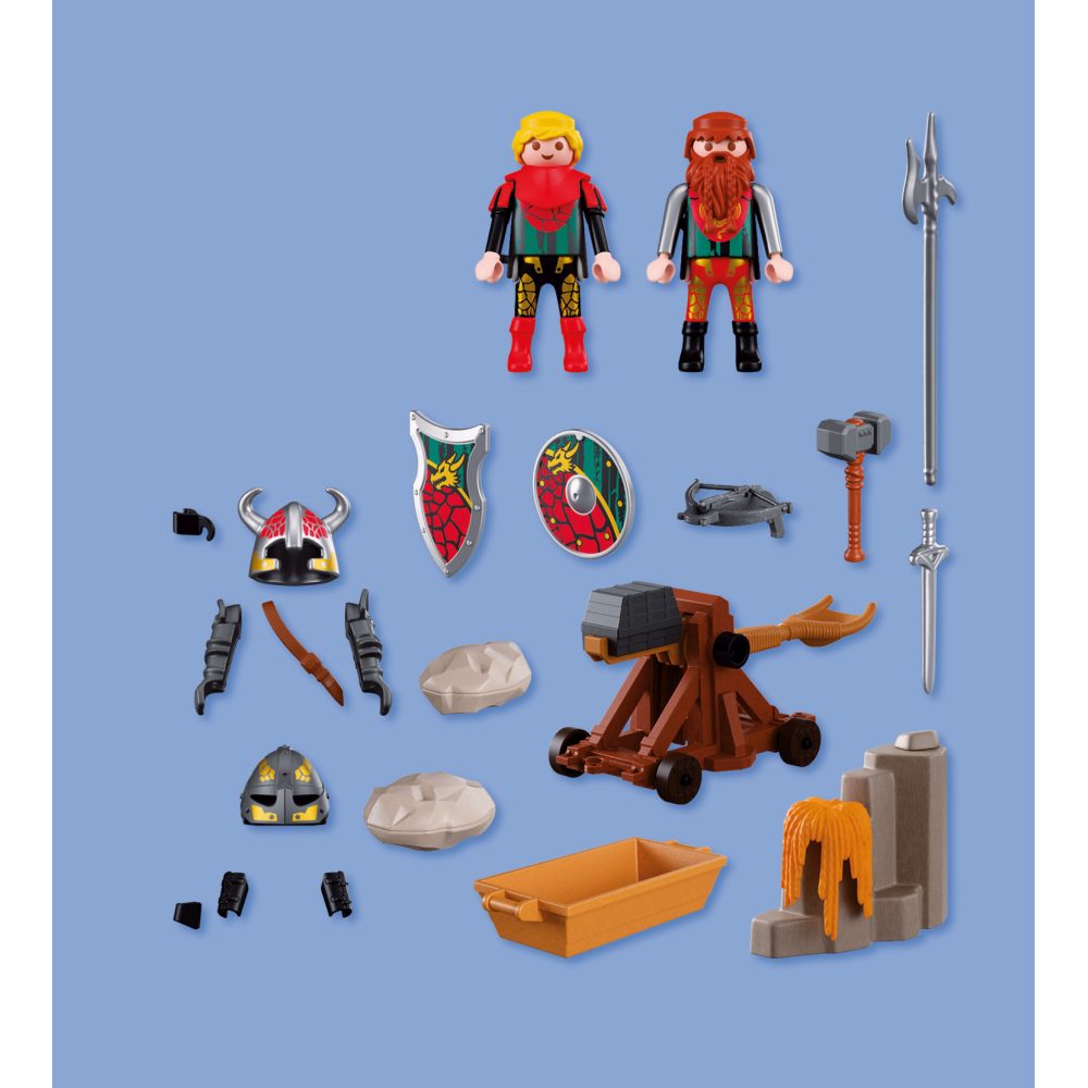 JUCARIE DE ROL CATAPULTA CAVALERILOR DRAGON - PLAYMOBIL KNIGHTS (PM72117)