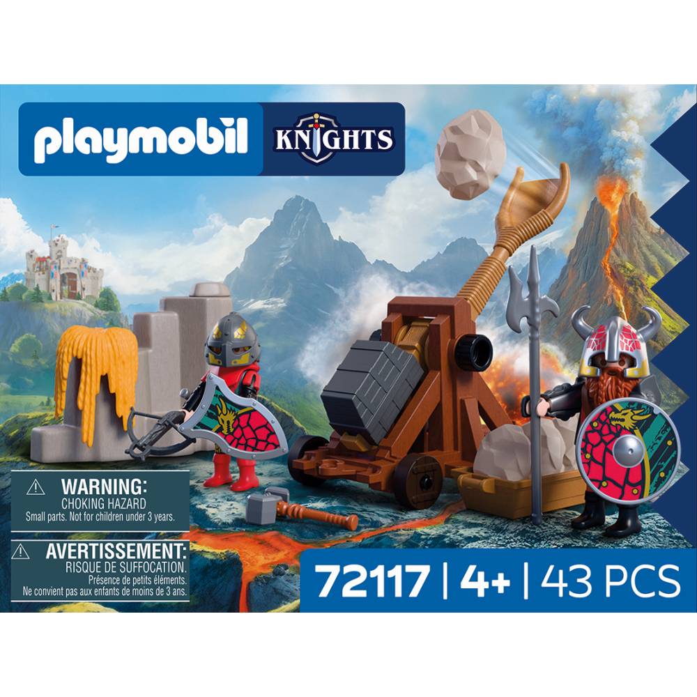 JUCARIE DE ROL CATAPULTA CAVALERILOR DRAGON - PLAYMOBIL KNIGHTS (PM72117)