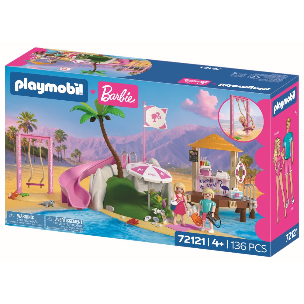 BARBIE CAFENEA LA PLAJA - PLAYMOBIL BARBIE (PM72121)