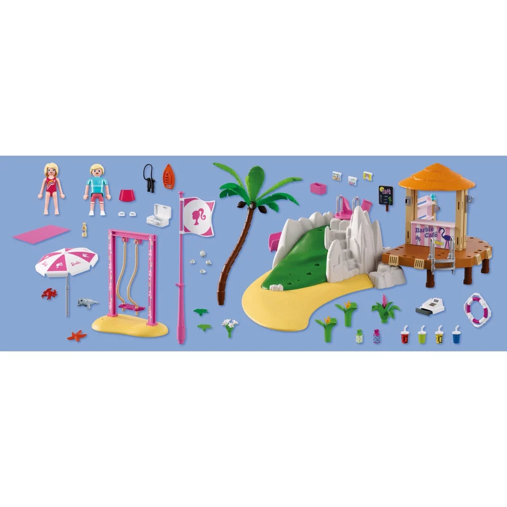 BARBIE CAFENEA LA PLAJA - PLAYMOBIL BARBIE (PM72121)