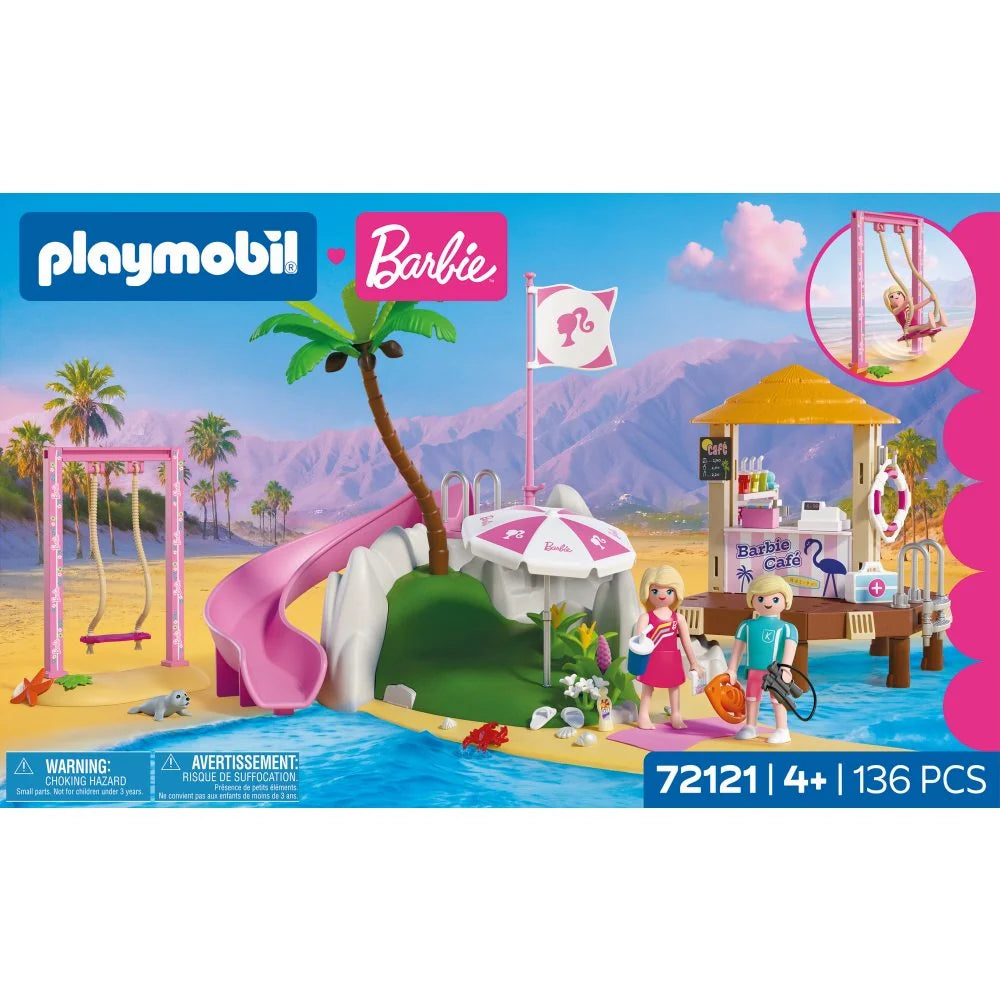 BARBIE CAFENEA LA PLAJA - PLAYMOBIL BARBIE (PM72121)