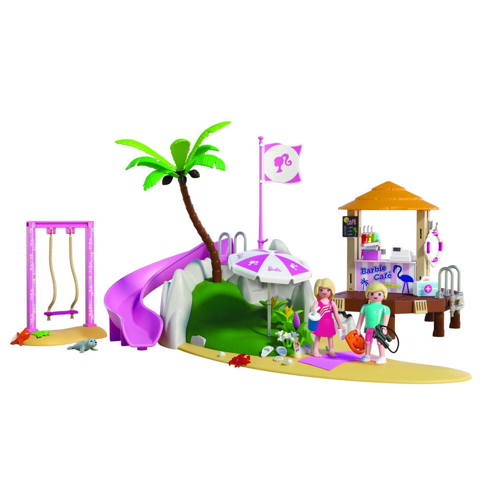 BARBIE CAFENEA LA PLAJA - PLAYMOBIL BARBIE (PM72121)