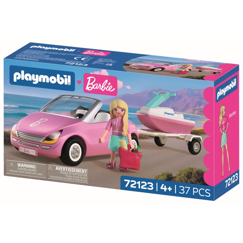 BARBIE MASINA DECAPOTABILA - PLAYMOBIL BARBIE (PM72123)