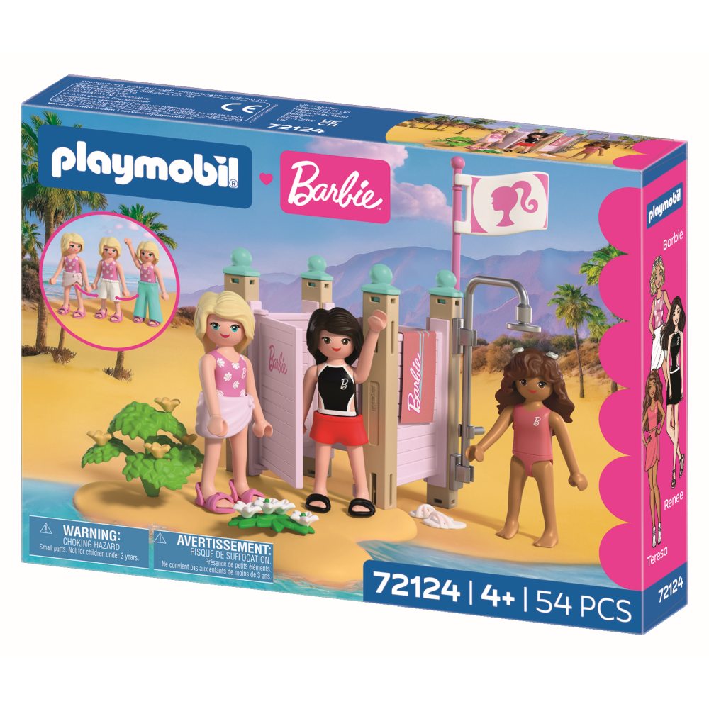 BARBIE CABINA DE SCHIMB LA PLAJA - PLAYMOBIL BARBIE (PM72124)