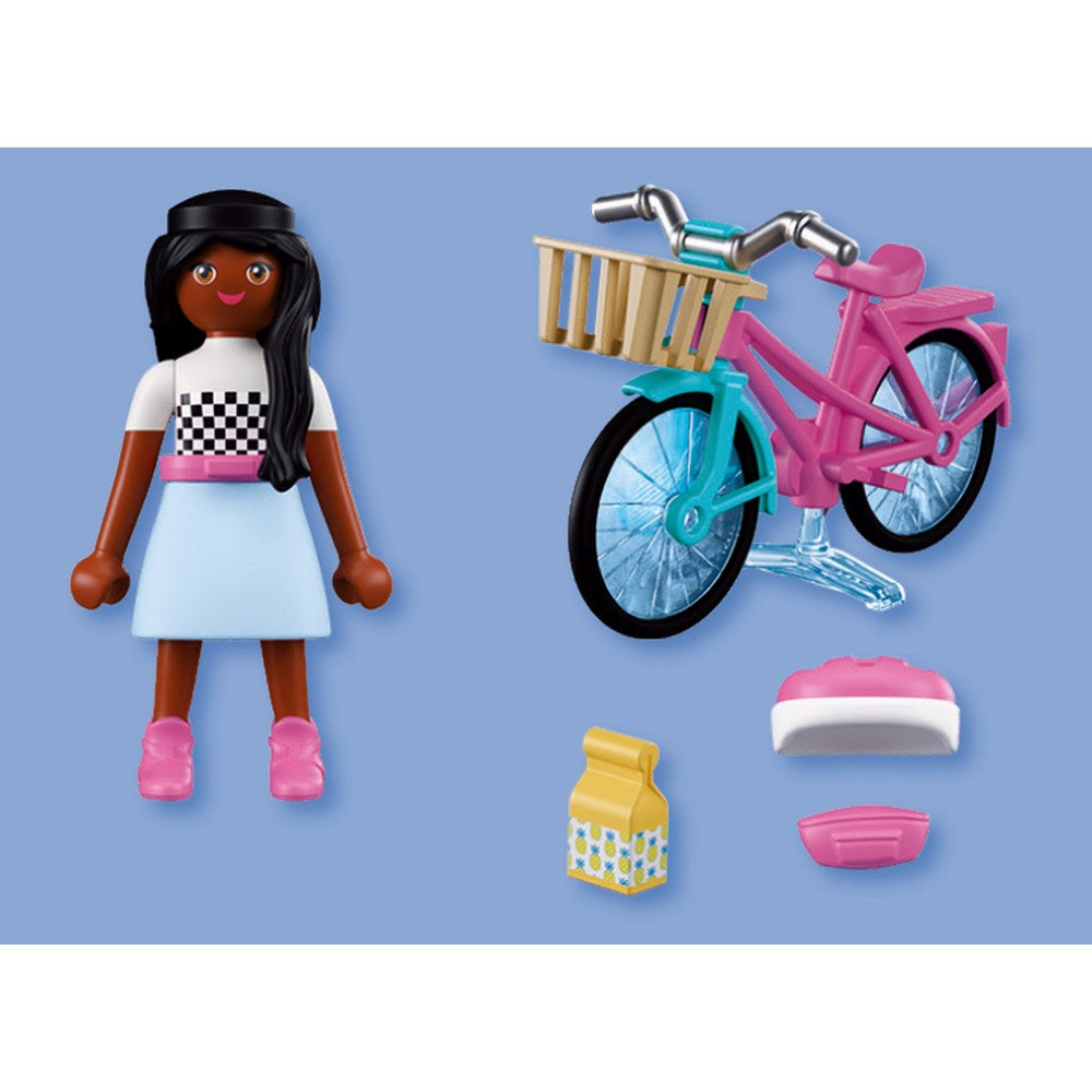 BARBIE BROOKLYN LA PLIMBARE CU BICICLETA - PLAYMOBIL BARBIE (PM72125)