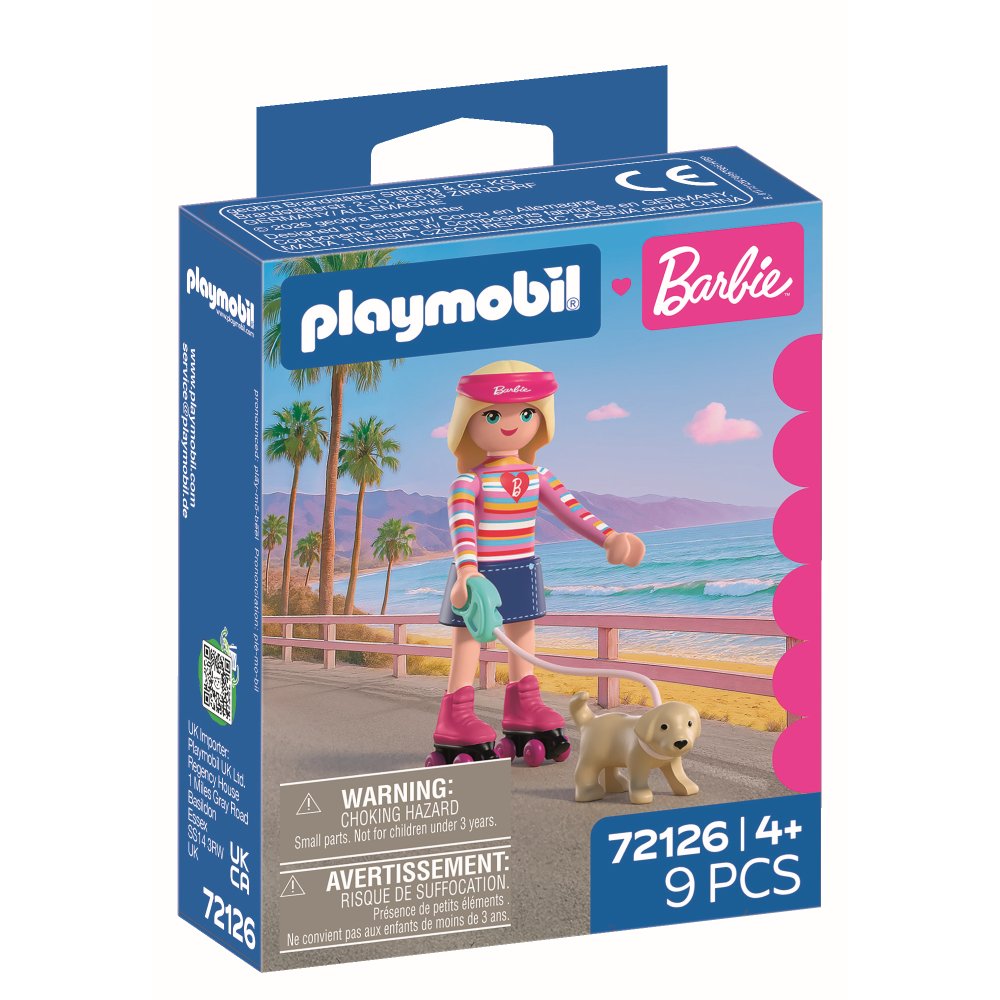 BARBIE IN STIL MALIBU LA PLIMBARE PE ROLE - PLAYMOBIL BARBIE (PM72126)