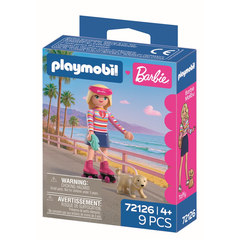 BARBIE IN STIL MALIBU LA PLIMBARE PE ROLE - PLAYMOBIL BARBIE (PM72126)