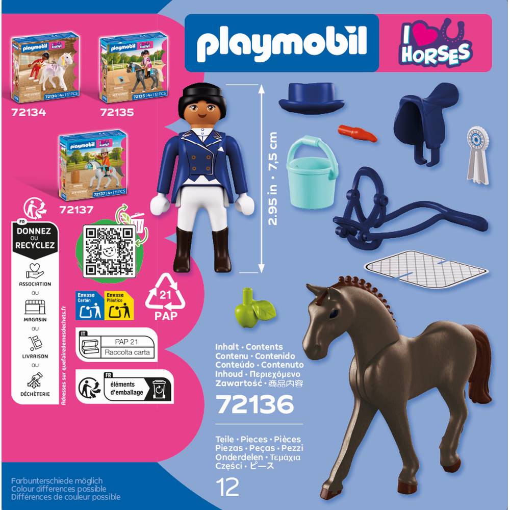 JUCARIE DE ROL DRESAJ ECVESTRU - PLAYMOBIL COUNTRY (PM72136)