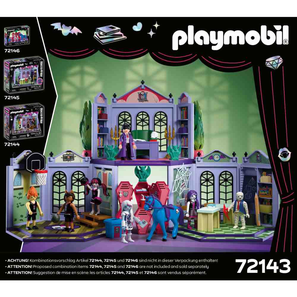 MONSTER HIGH BIROUL DIRECTOAREI BLOODGOOD - PLAYMOBIL MONSTER HIGH (PM72143)