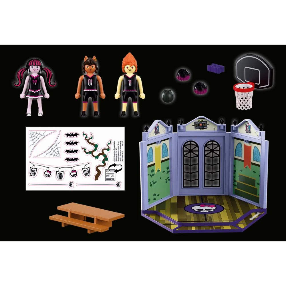 MONSTER HIGH TERENUL DE CASKETBALL - PLAYMOBIL MONSTER HIGH (PM72144)