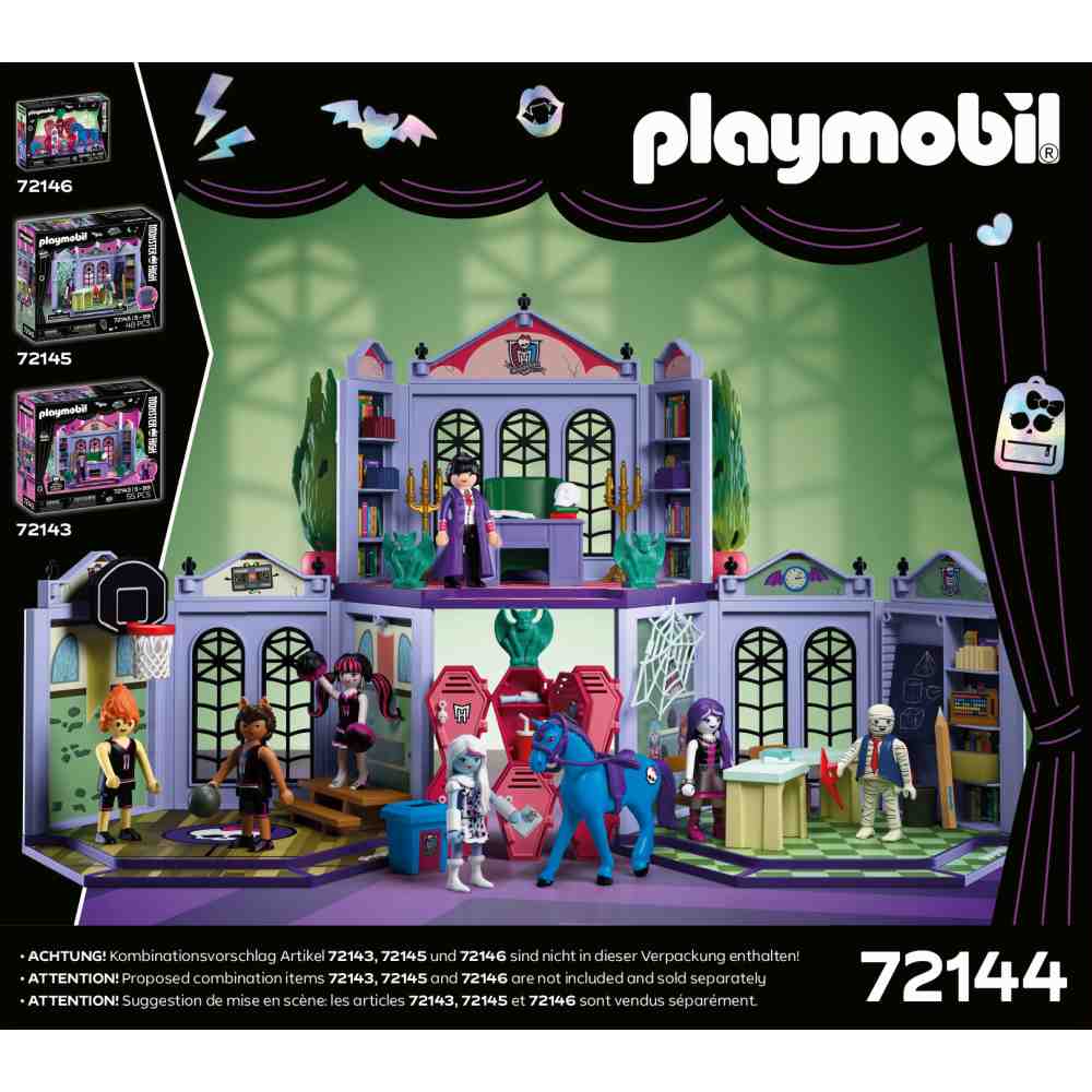 MONSTER HIGH TERENUL DE CASKETBALL - PLAYMOBIL MONSTER HIGH (PM72144)