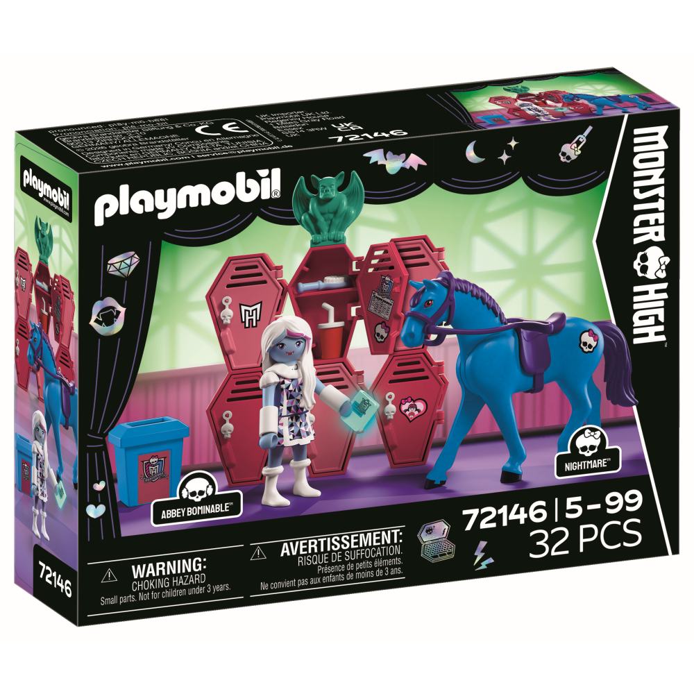 MONSTER HIGH ABBEY SI DULAPURILE SCOLARE - PLAYMOBIL MONSTER HIGH (PM72146)
