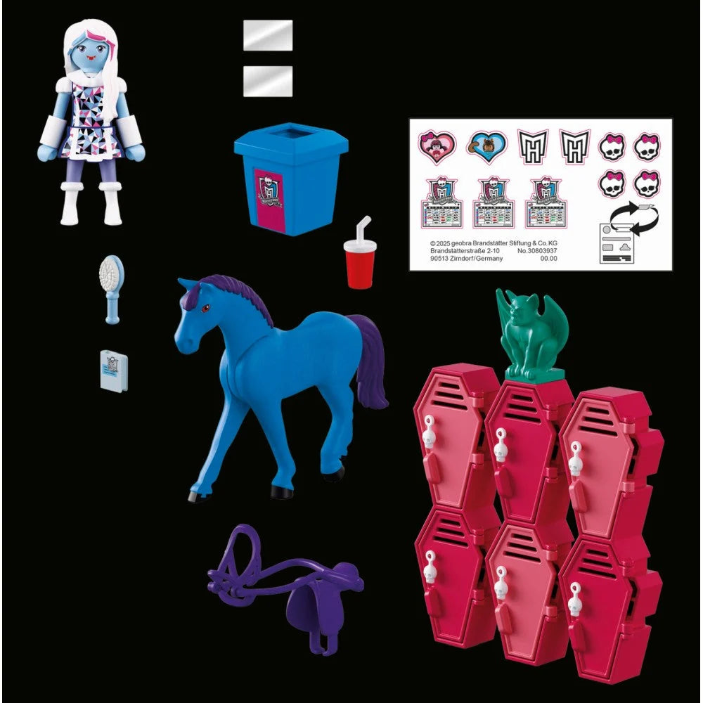 MONSTER HIGH ABBEY SI DULAPURILE SCOLARE - PLAYMOBIL MONSTER HIGH (PM72146)
