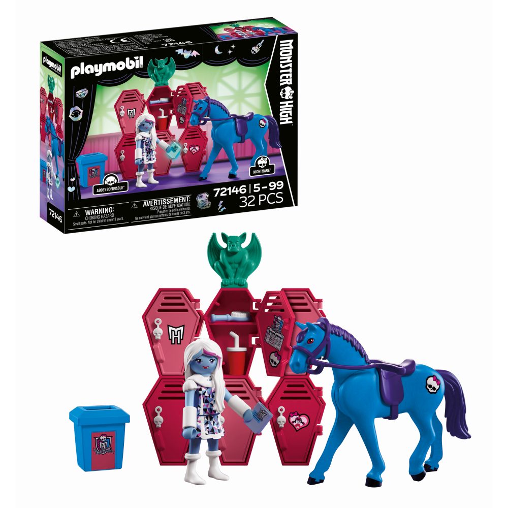 MONSTER HIGH ABBEY SI DULAPURILE SCOLARE - PLAYMOBIL MONSTER HIGH (PM72146)