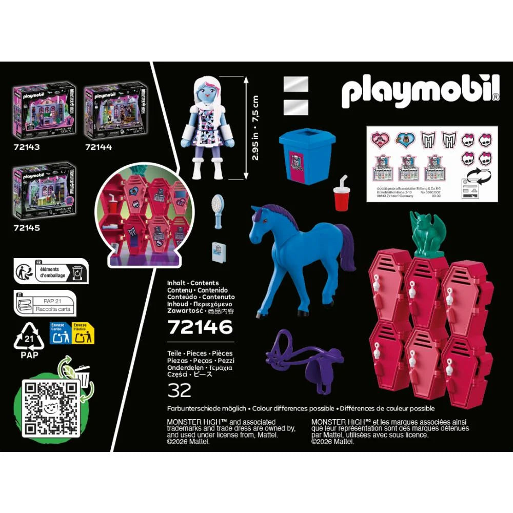 MONSTER HIGH ABBEY SI DULAPURILE SCOLARE - PLAYMOBIL MONSTER HIGH (PM72146)