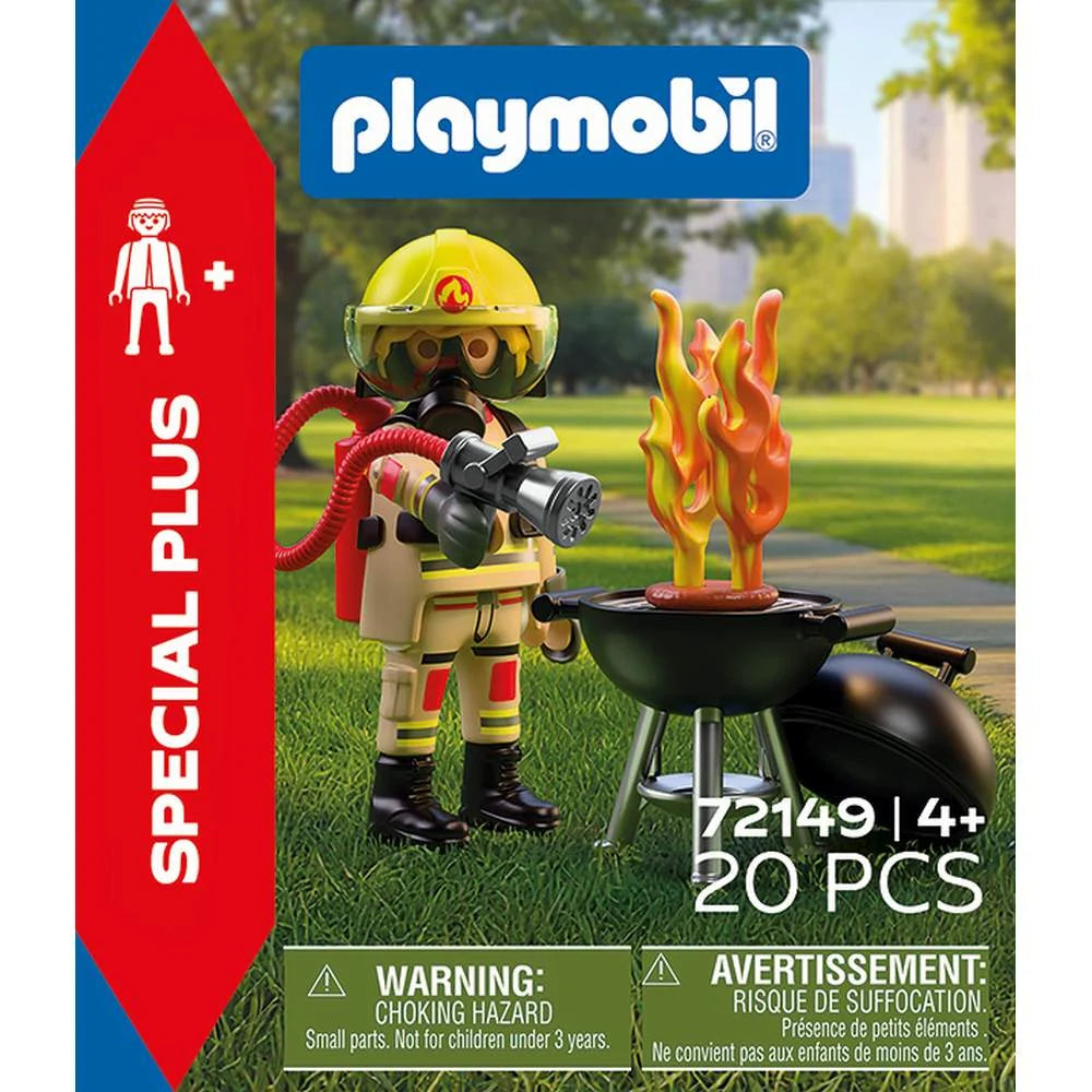 FIGURINA POMPIER SI GRATAR - PLAYMOBIL FIGURES (PM72149)