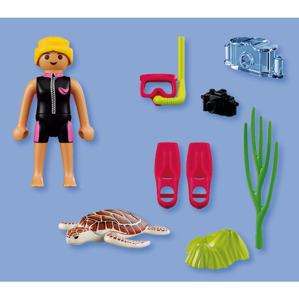 FIGURINA SCAFANDRU SI TESTOASA - PLAYMOBIL FIGURES (PM72151)