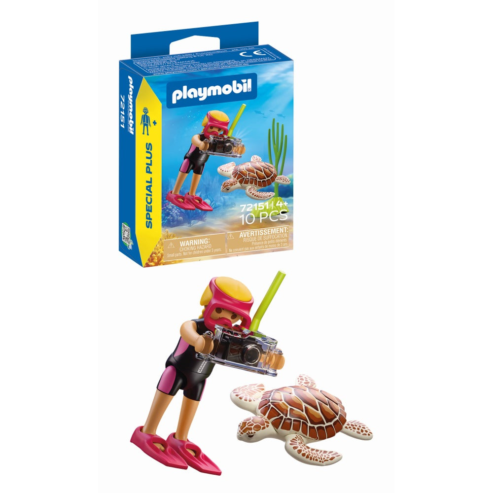 FIGURINA SCAFANDRU SI TESTOASA - PLAYMOBIL FIGURES (PM72151)