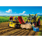 JUCARIE DE ROL TRACTOR CU MASINA DE RECOLTAT CARTOFI - PLAYMOBIL COUNTRY (PM72161)