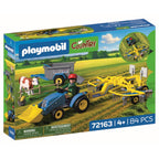 JUCARIE DE ROL TRACTOR MIC CU GREBLA PENTRU ADUNAT FAN - PLAYMOBIL COUNTRY (PM72163)