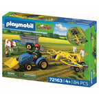 JUCARIE DE ROL TRACTOR MIC CU GREBLA PENTRU ADUNAT FAN - PLAYMOBIL COUNTRY (PM72163)