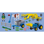 JUCARIE DE ROL TRACTOR MIC CU GREBLA PENTRU ADUNAT FAN - PLAYMOBIL COUNTRY (PM72163)