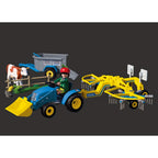 JUCARIE DE ROL TRACTOR MIC CU GREBLA PENTRU ADUNAT FAN - PLAYMOBIL COUNTRY (PM72163)