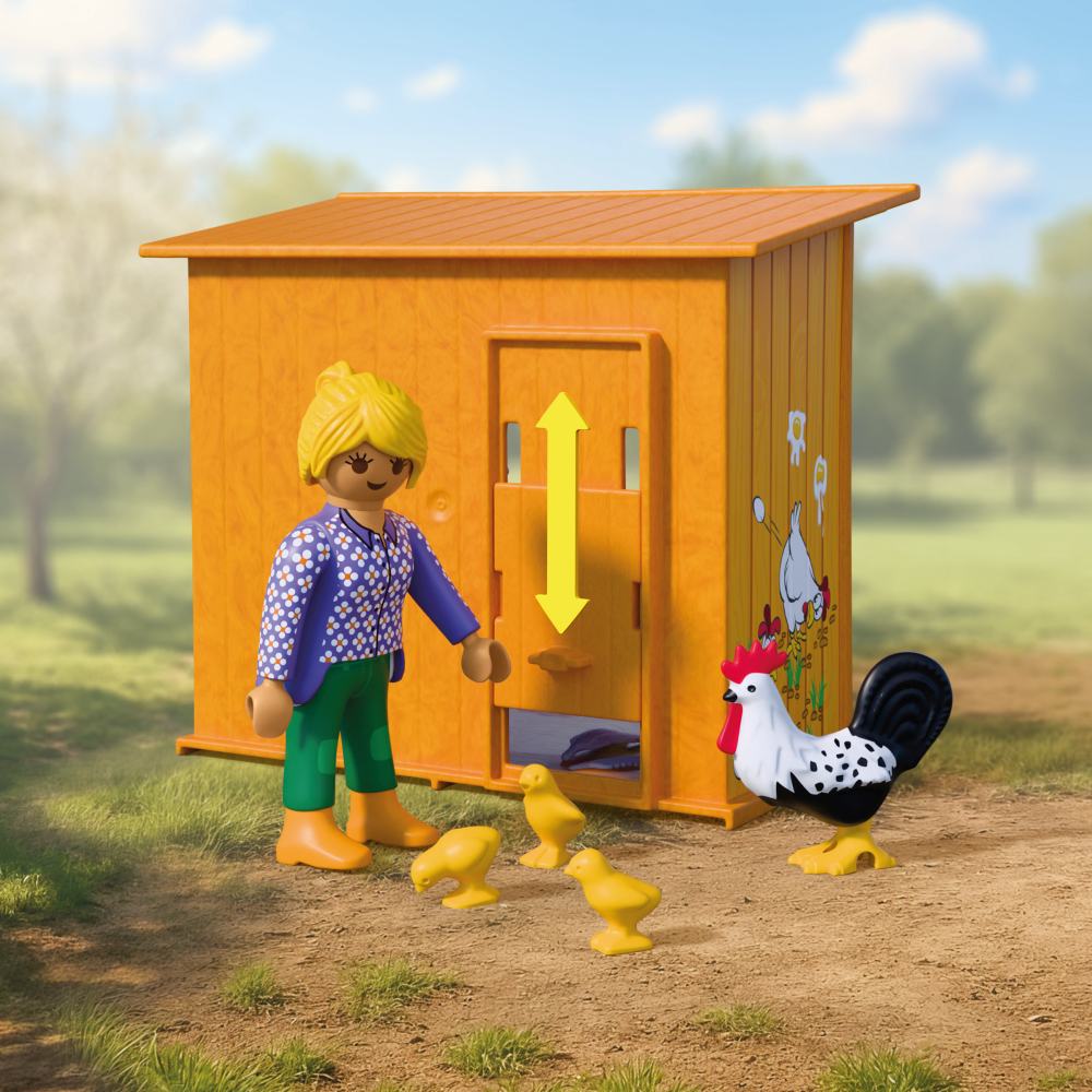 JUCARIE DE ROL COTETUL GAINILOR - PLAYMOBIL COUNTRY (PM72168)