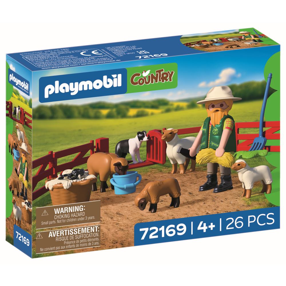 JUCARIE DE ROL INGRIJITORUL OILOR - PLAYMOBIL COUNTRY (PM72169)