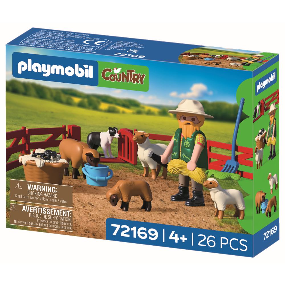 JUCARIE DE ROL INGRIJITORUL OILOR - PLAYMOBIL COUNTRY (PM72169)