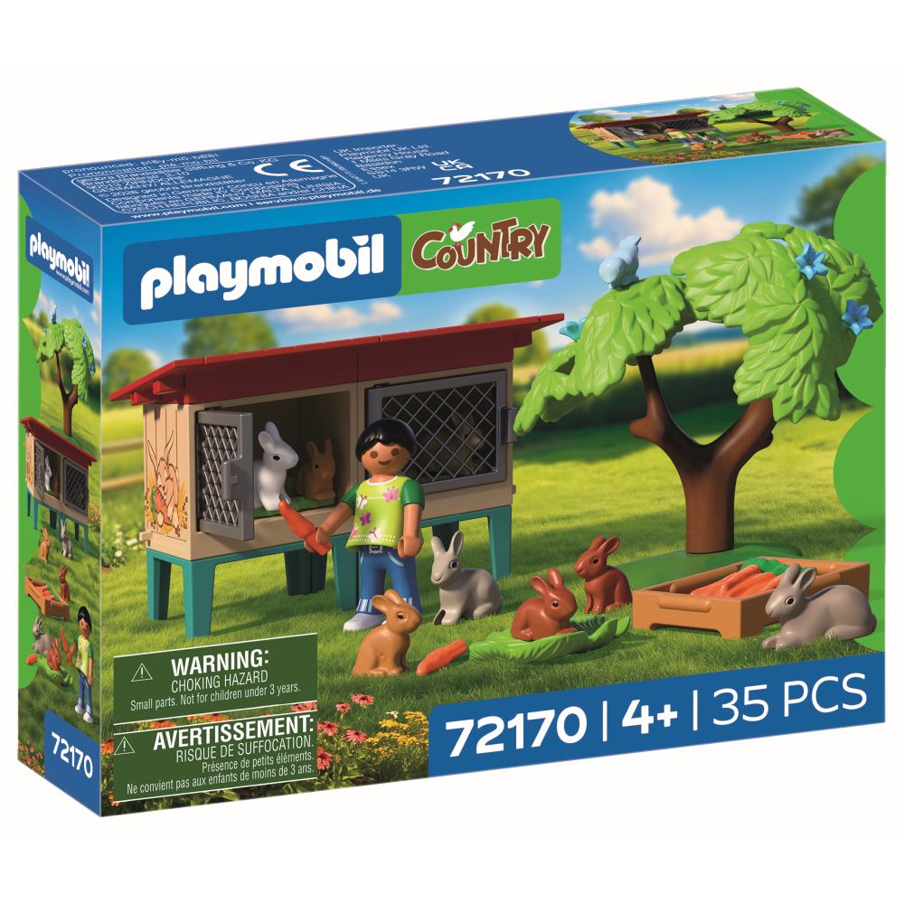 JUCARIE DE ROL TARCUL IEPURILOR - PLAYMOBIL COUNTRY (PM72170)