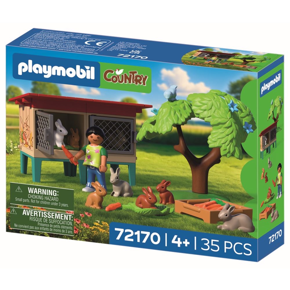 JUCARIE DE ROL TARCUL IEPURILOR - PLAYMOBIL COUNTRY (PM72170)
