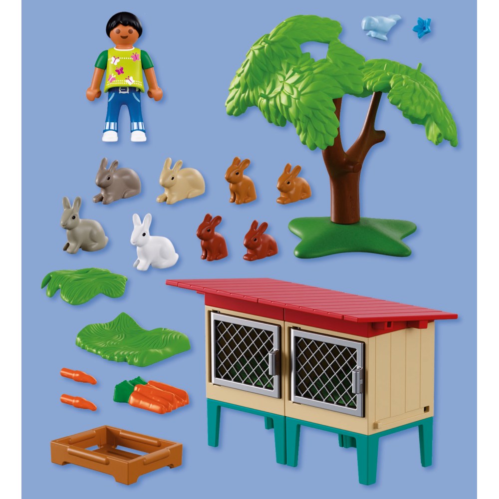 JUCARIE DE ROL TARCUL IEPURILOR - PLAYMOBIL COUNTRY (PM72170)