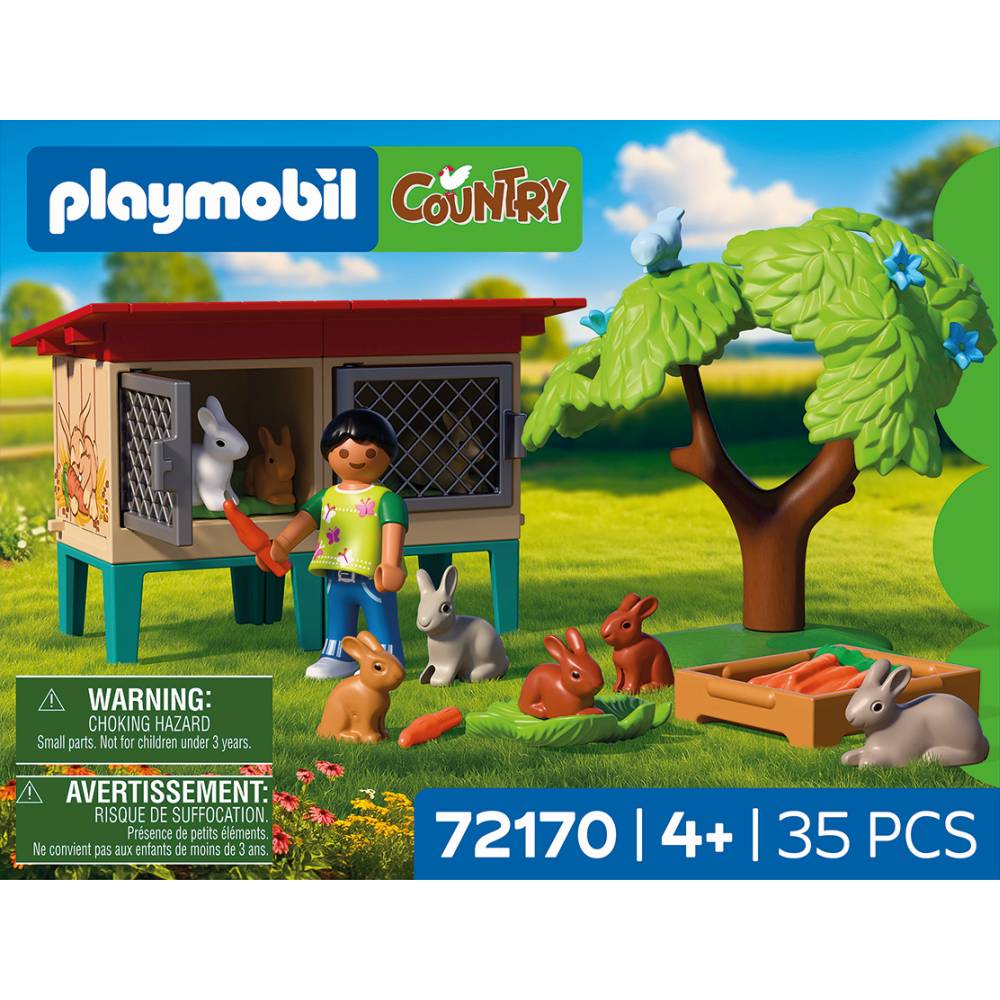 JUCARIE DE ROL TARCUL IEPURILOR - PLAYMOBIL COUNTRY (PM72170)