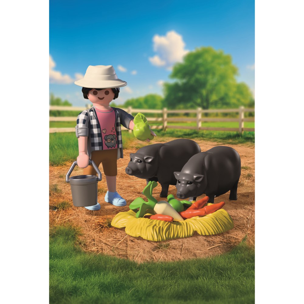 JUCARIE DE ROL FERMIER CU PORCI VIETNAMEZI - PLAYMOBIL COUNTRY (PM72171)