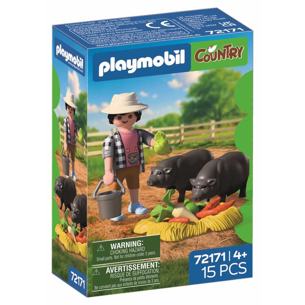 JUCARIE DE ROL FERMIER CU PORCI VIETNAMEZI - PLAYMOBIL COUNTRY (PM72171)
