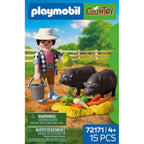 JUCARIE DE ROL FERMIER CU PORCI VIETNAMEZI - PLAYMOBIL COUNTRY (PM72171)